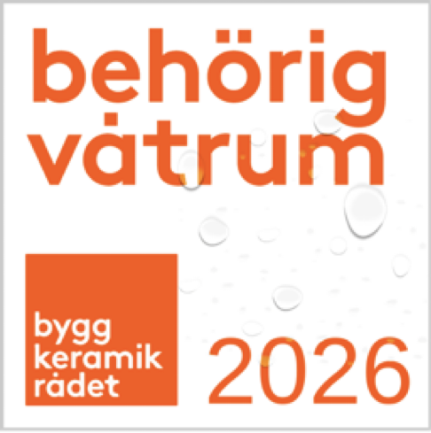 Behörig våtrum 2026, Byggkeramikrådet
